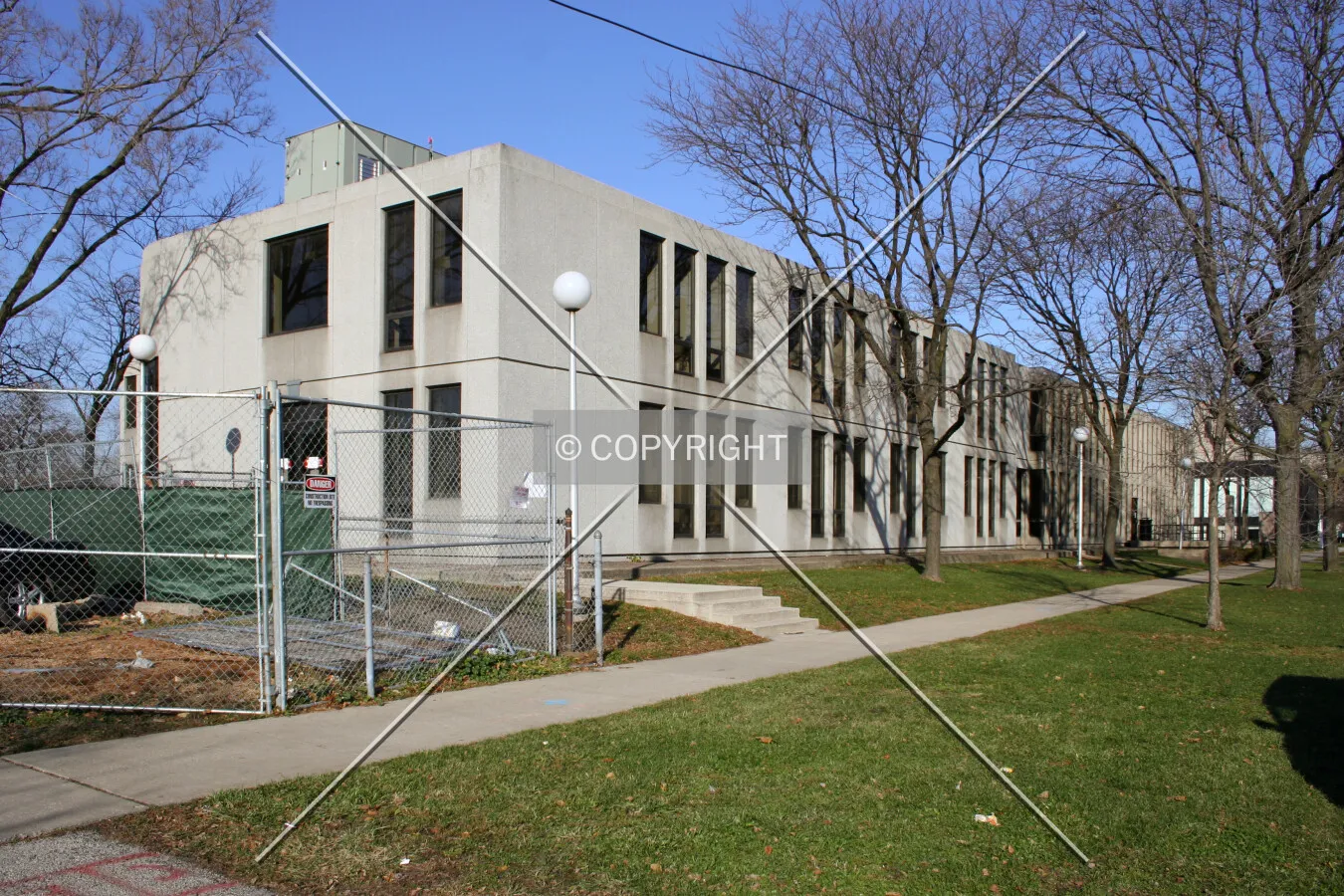 View from the southeast