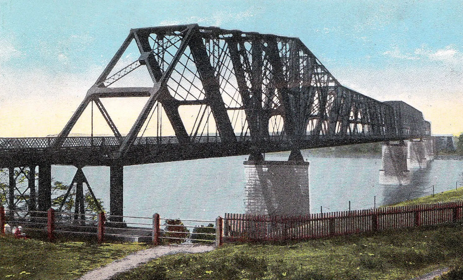 Vintage view from the east