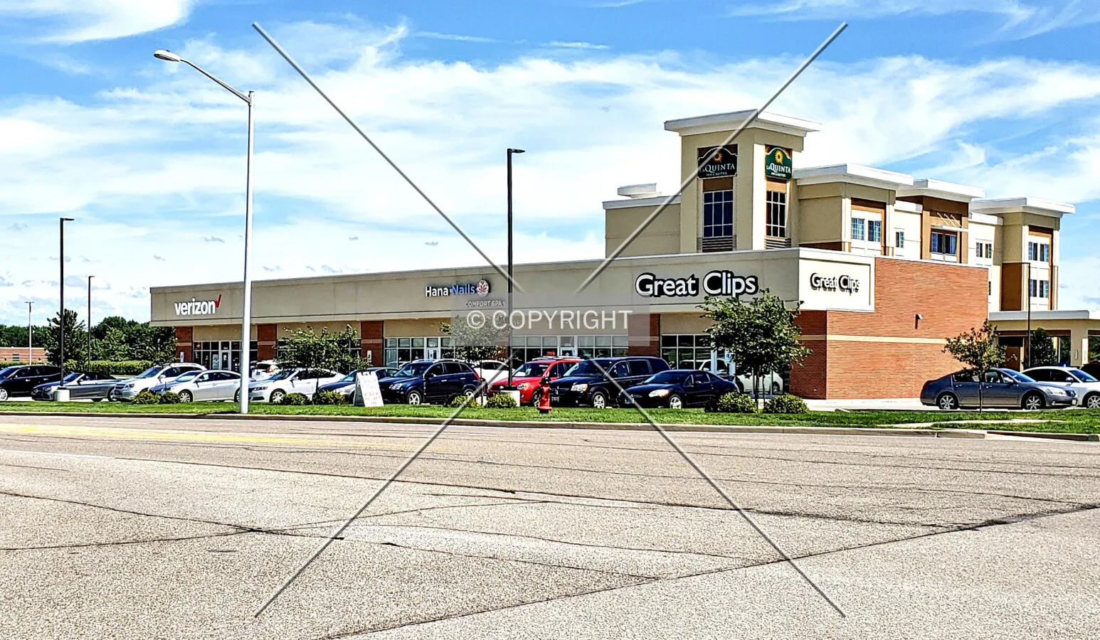 View from the southwest; August 24, 2019