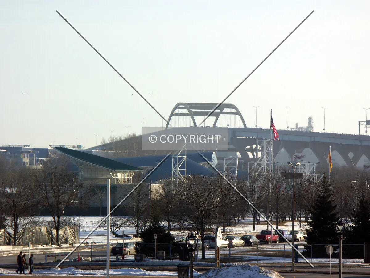 View from the Art Museum over the fairgrounds