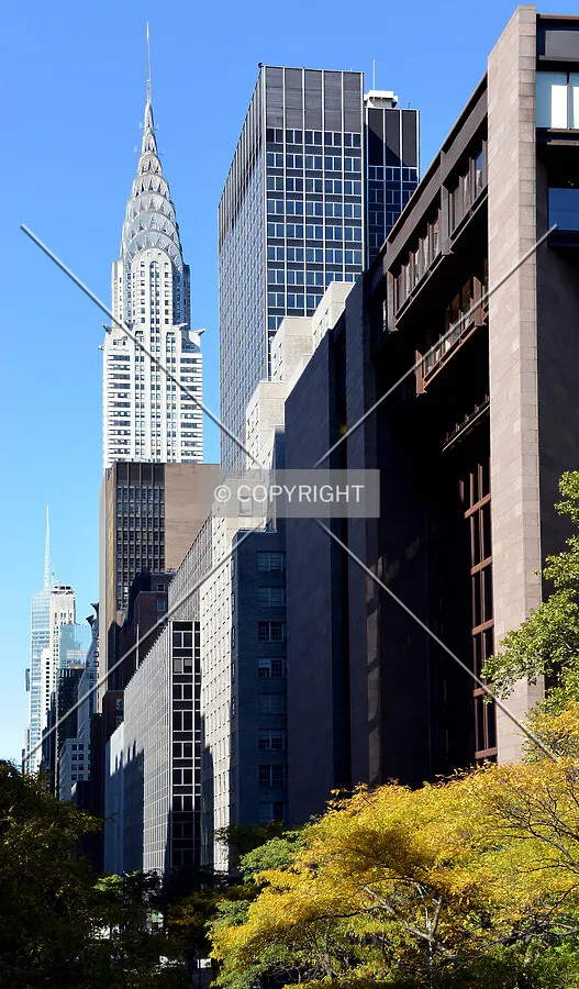 View from the southeast along 42nd Street
