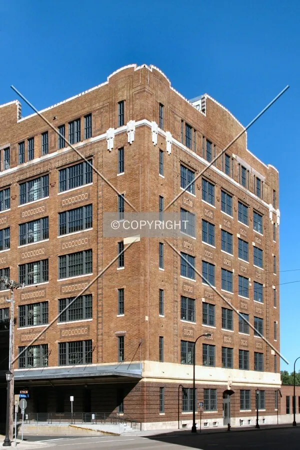 East corner from across Washington Avenue North