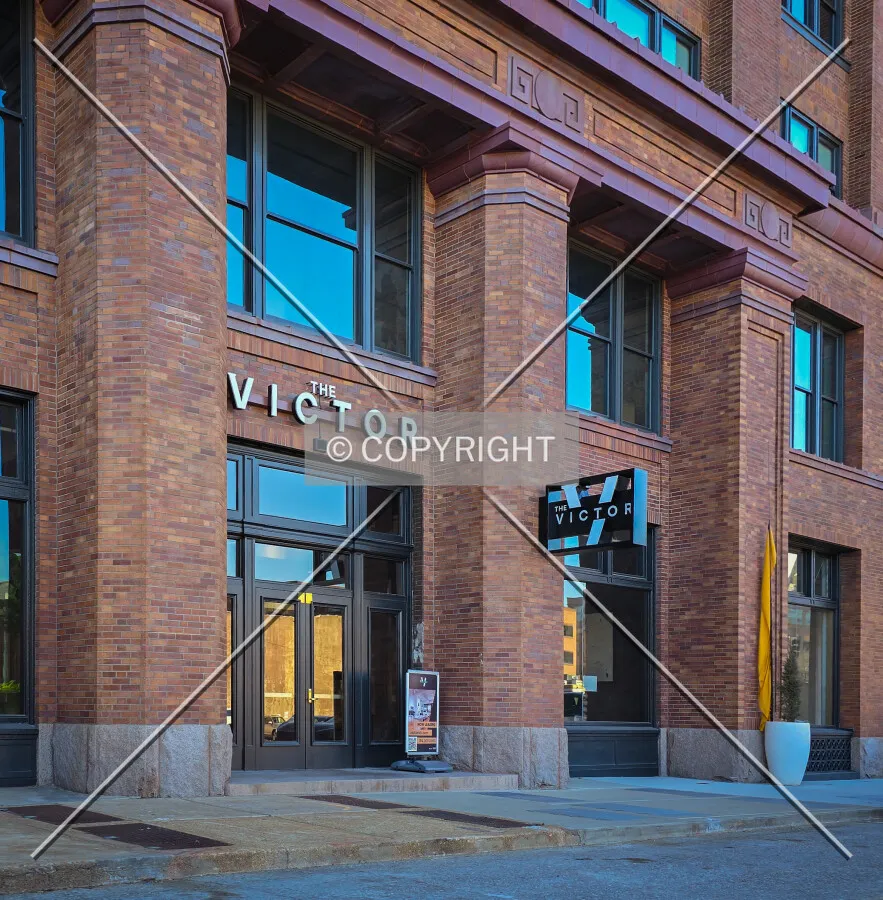 West entrance after renovations have completed; February 13, 2024