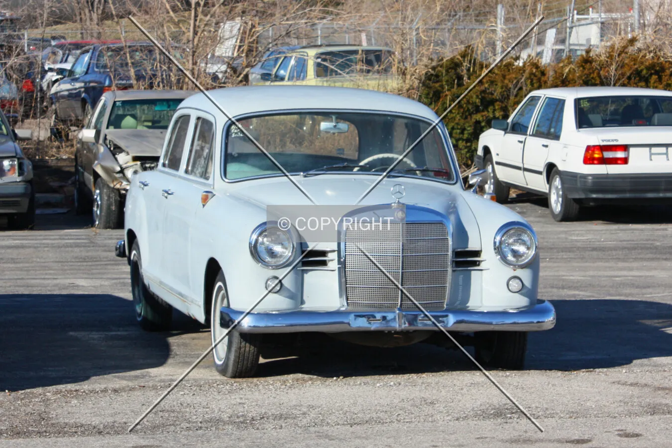 A classic Mercedes-Benz sedan
