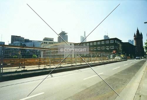 Bleichstrasse to Downtown (right: Eschersheimer Turm)