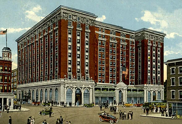 Vintage view from the southeast
