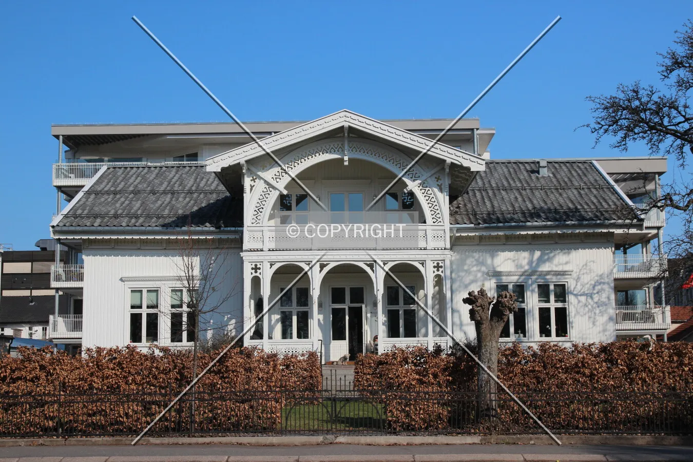 View from the south