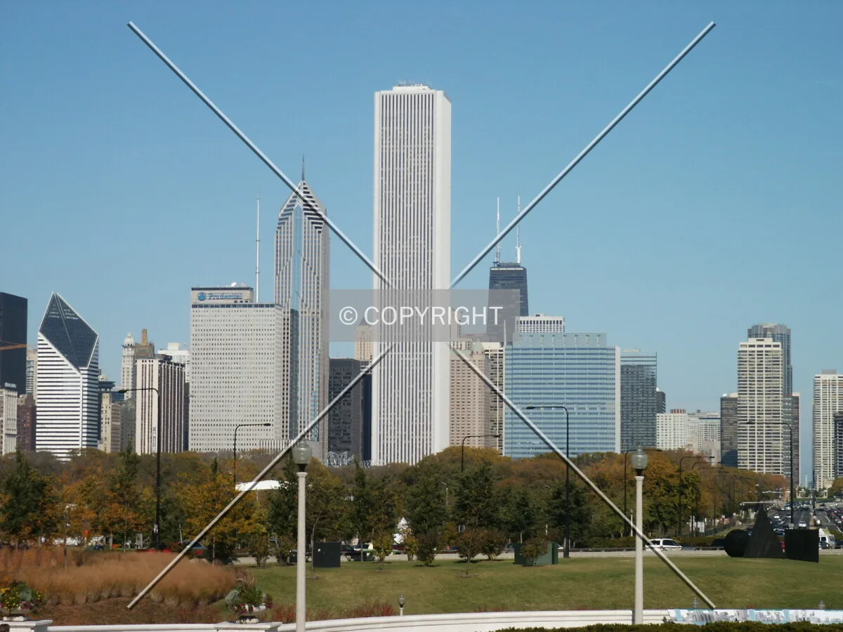 Looking north from the Field Museum