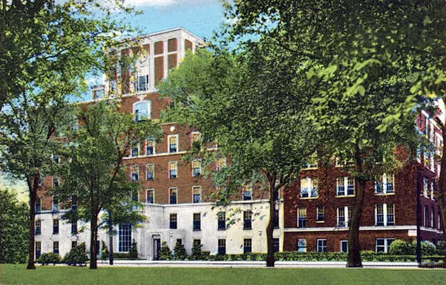 Vintage view from the west
