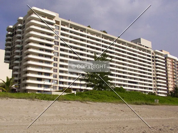 View from the beach looking northeast