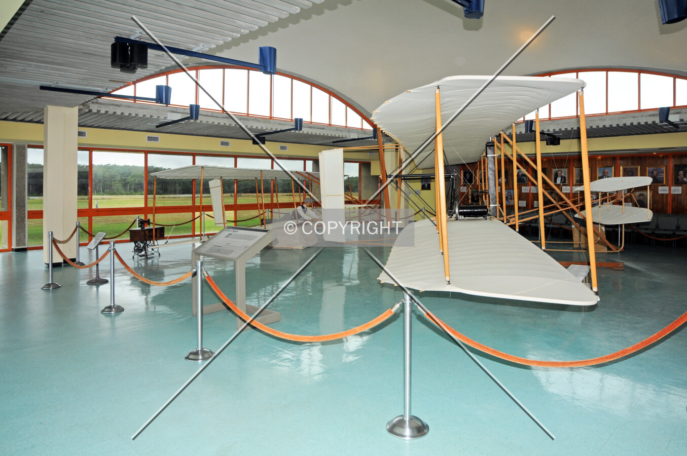 View of the Flight Room from the southeast