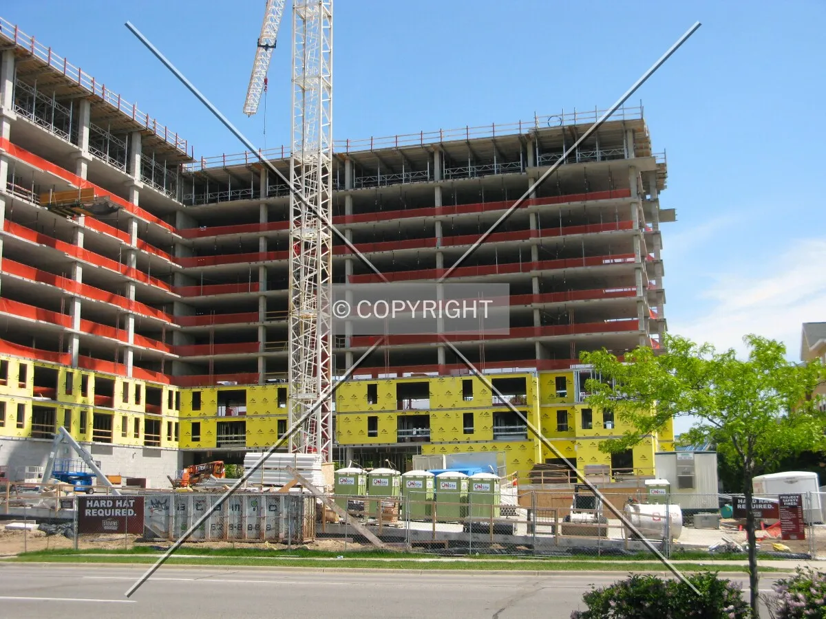 South wing from across Park Center Boulevard