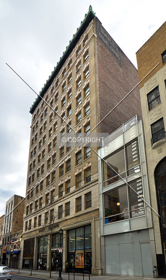View from the northwest on Chestnut Street