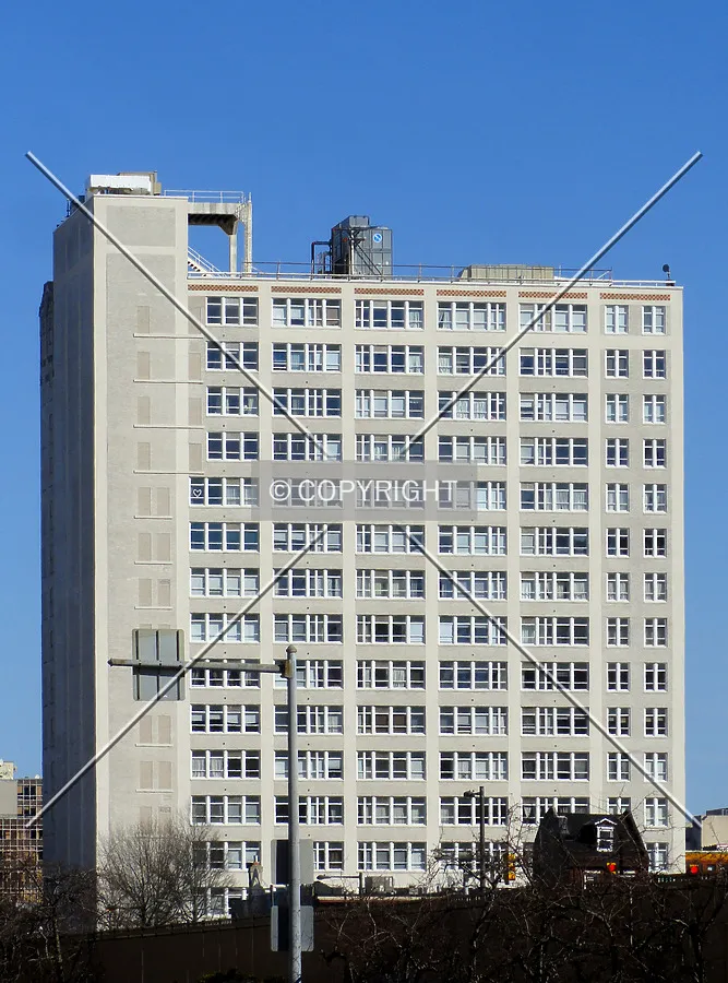 From North Broad Street to the west