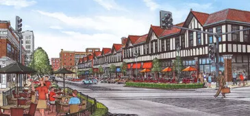 Rendering of completed renovations