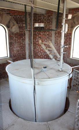 Top of the water tank just below the observation floor; July 3, 2010
