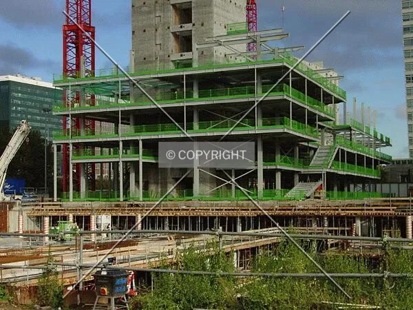 Detail of the steel framework