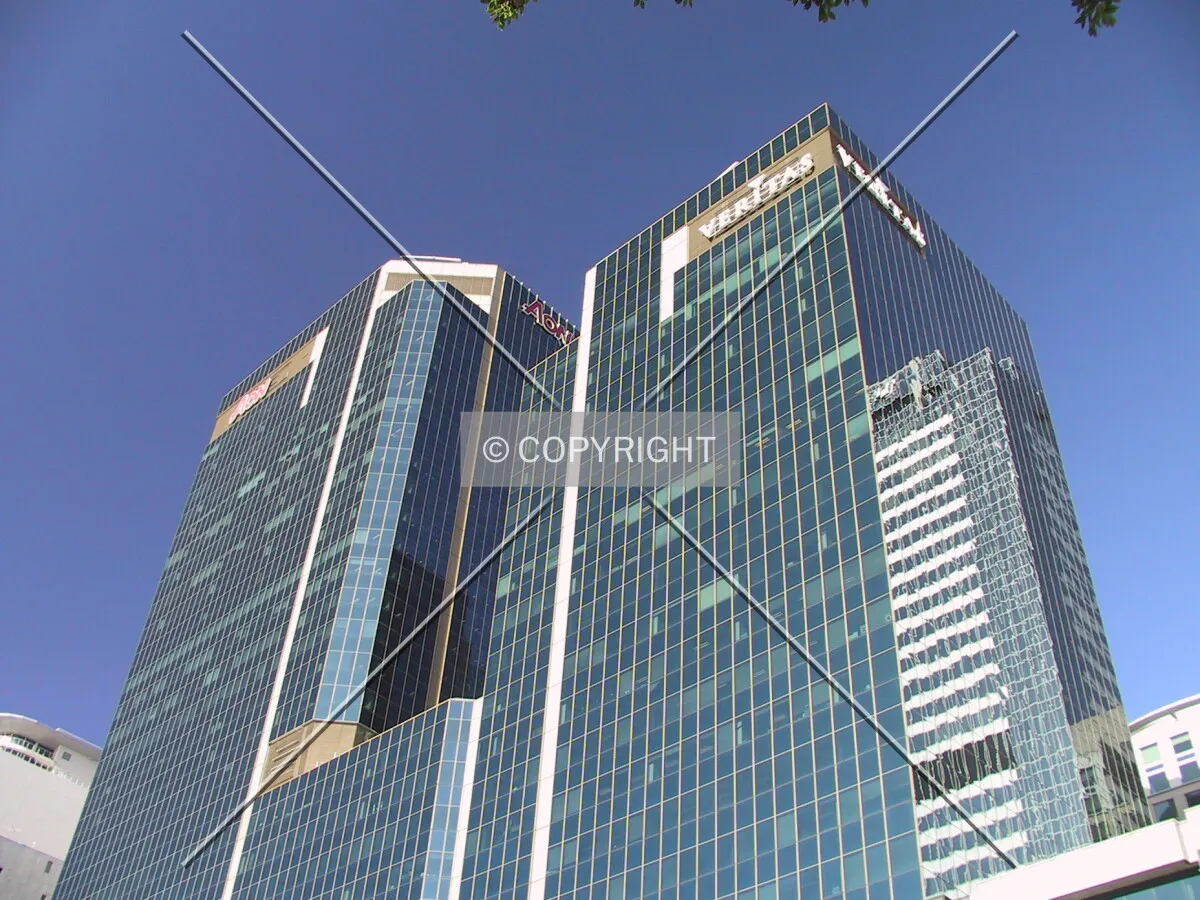 Looking up from Hickson Road