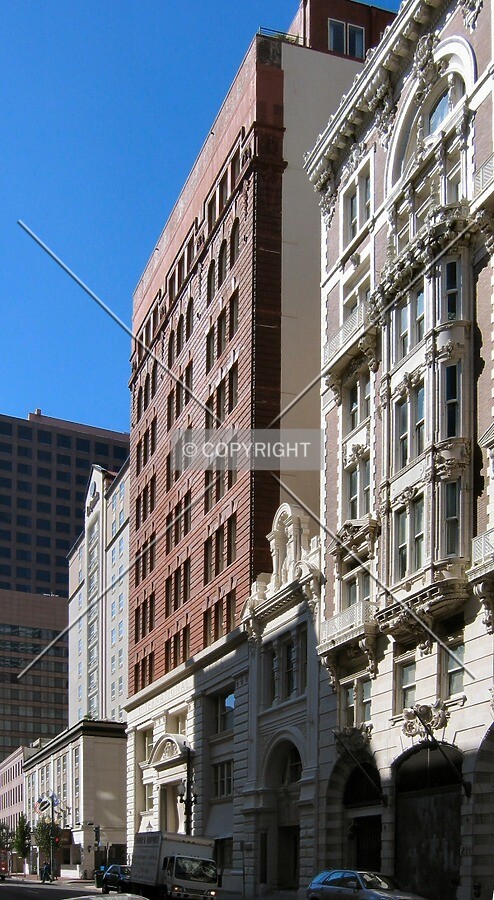 View to the south along Camp Street
