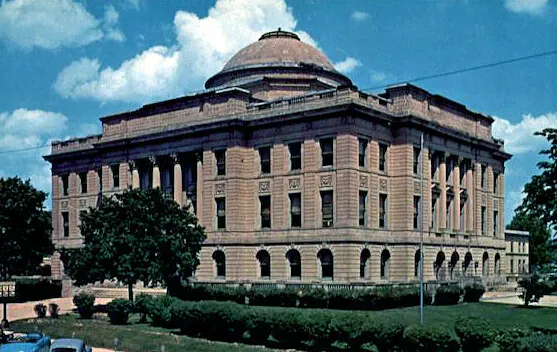 Vintage view from the southwest