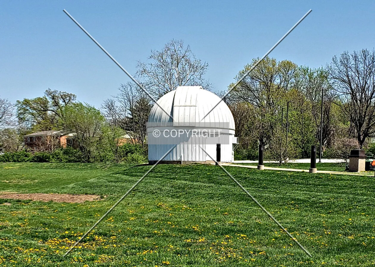 View from the west; April 17, 2019