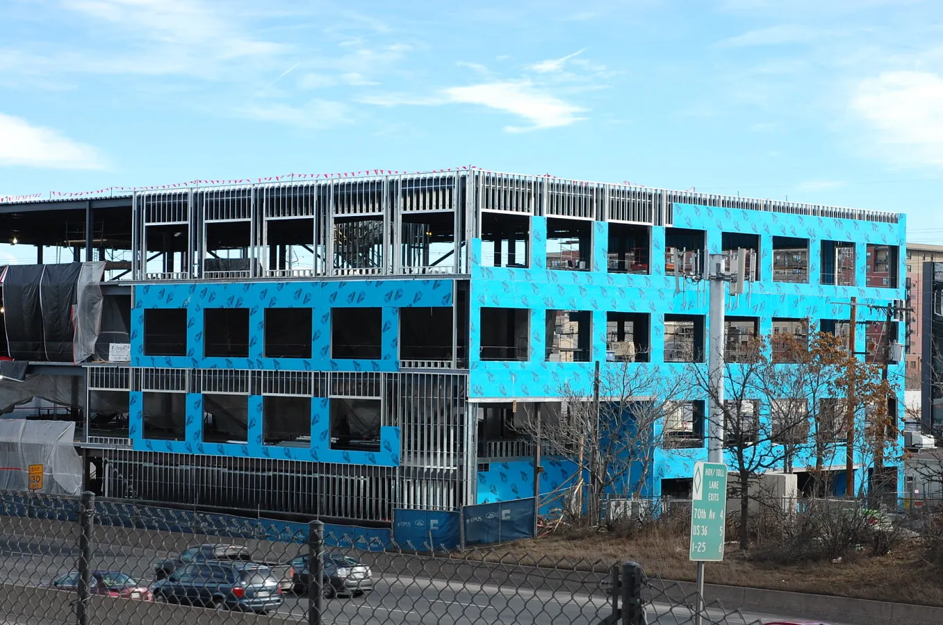 View from the west