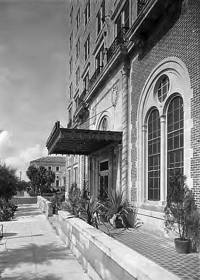 Vintage view from the southwest