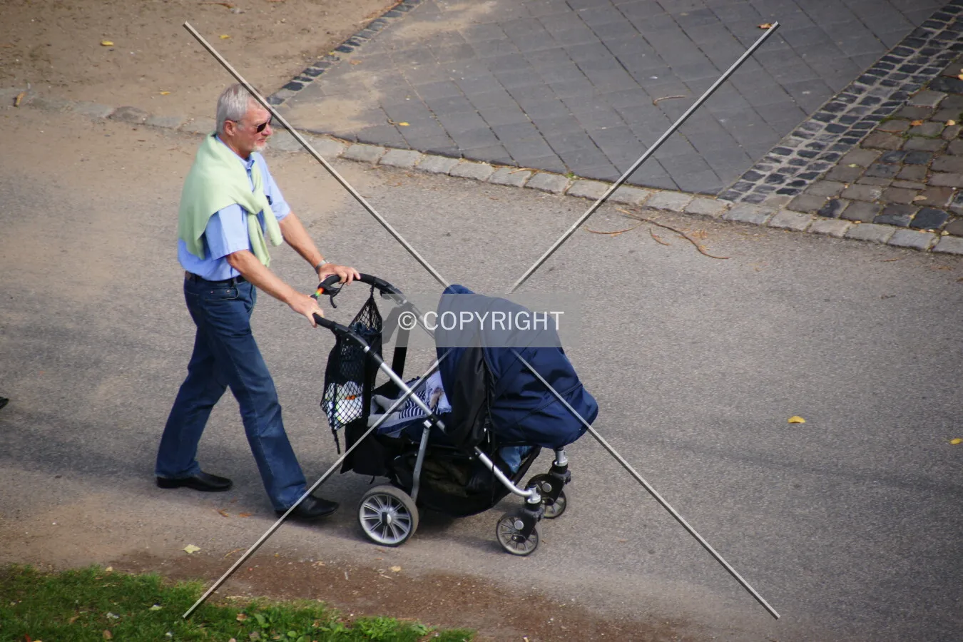 Man with buggy