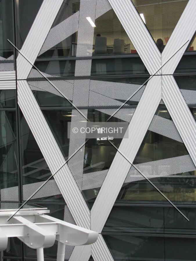 Facade detail on the north side