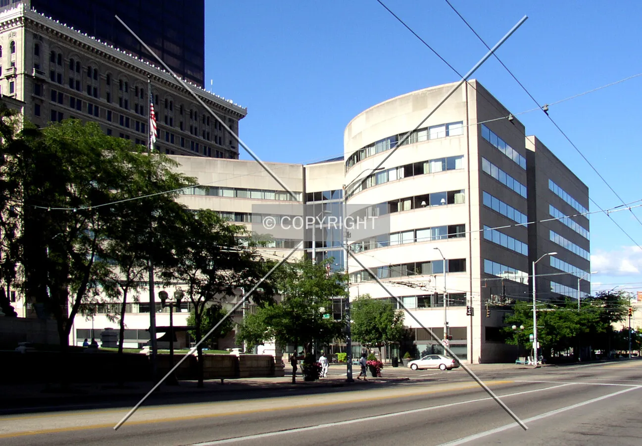 View to the east from West 3rd Street