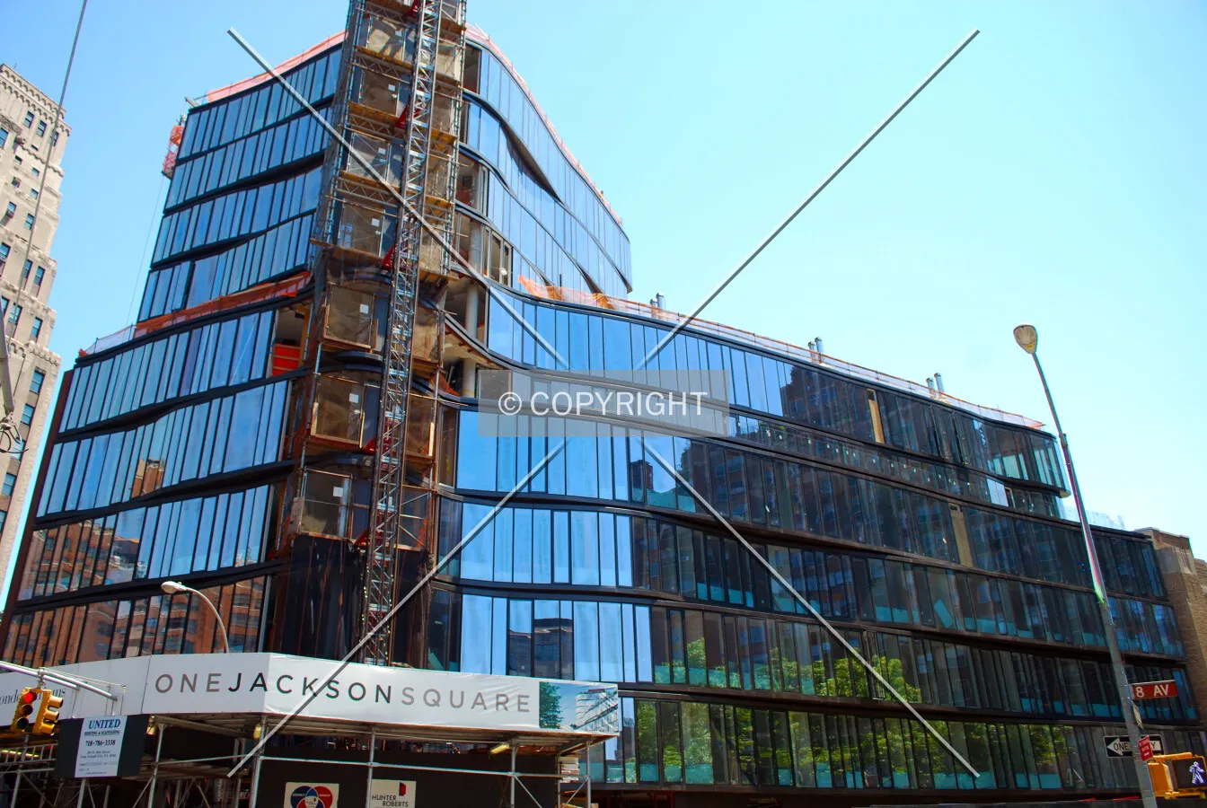 Looking up from 8th Avenue
