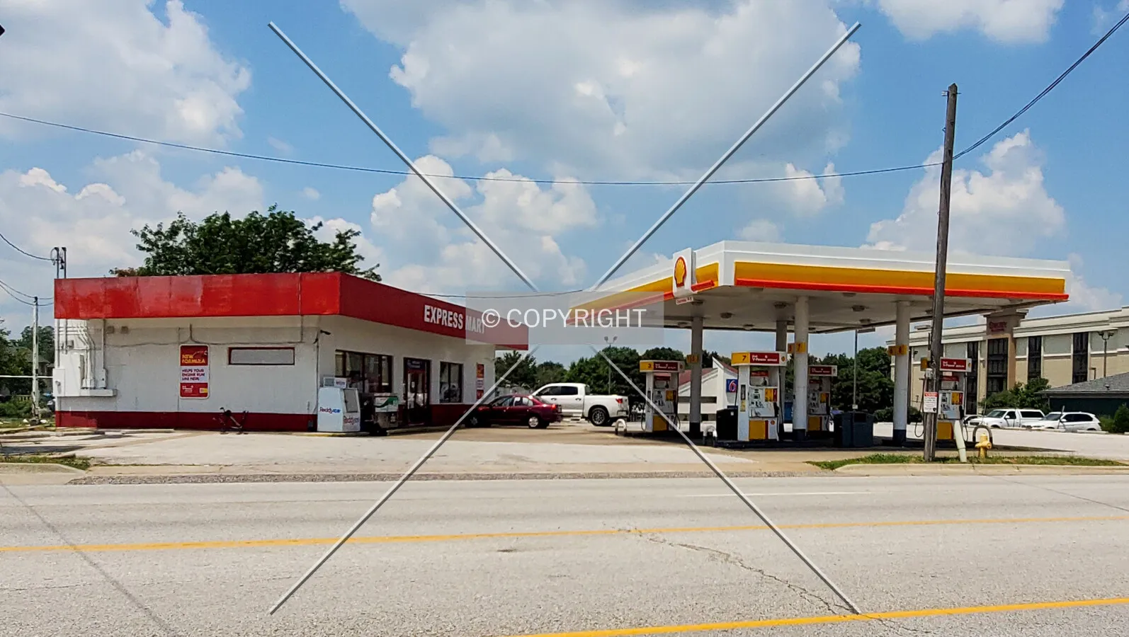 Southeast view; July 5, 2020