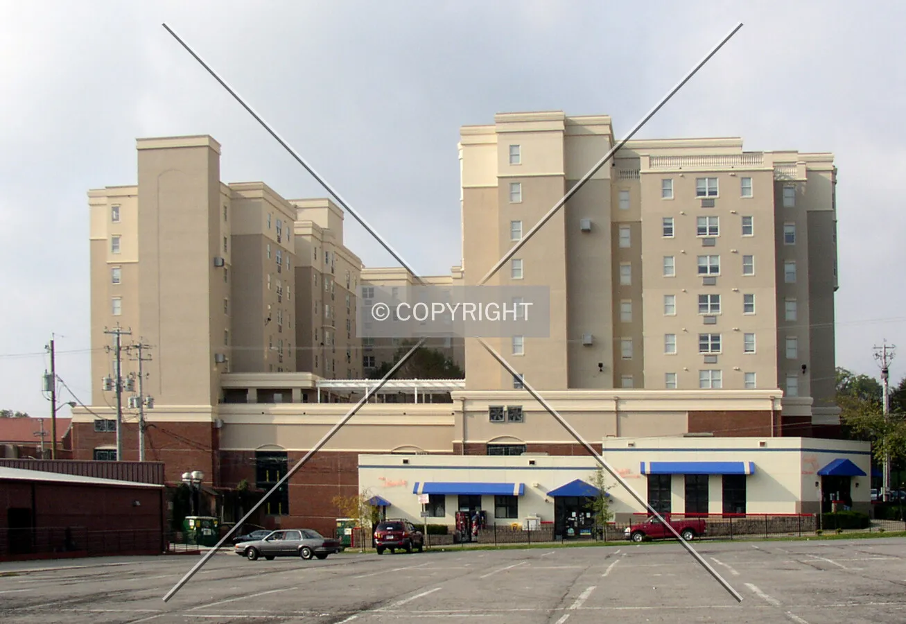 Looking west from just off White Avenue