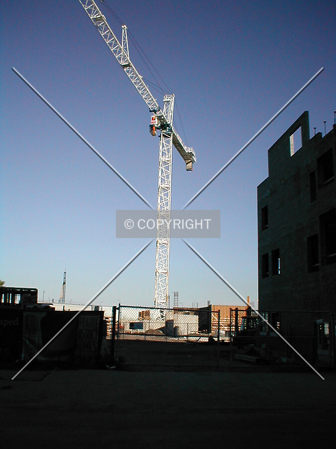 Crane on site