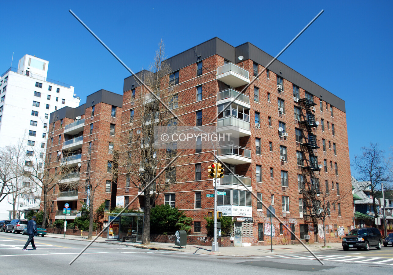 Viewed along Ocean Avenue