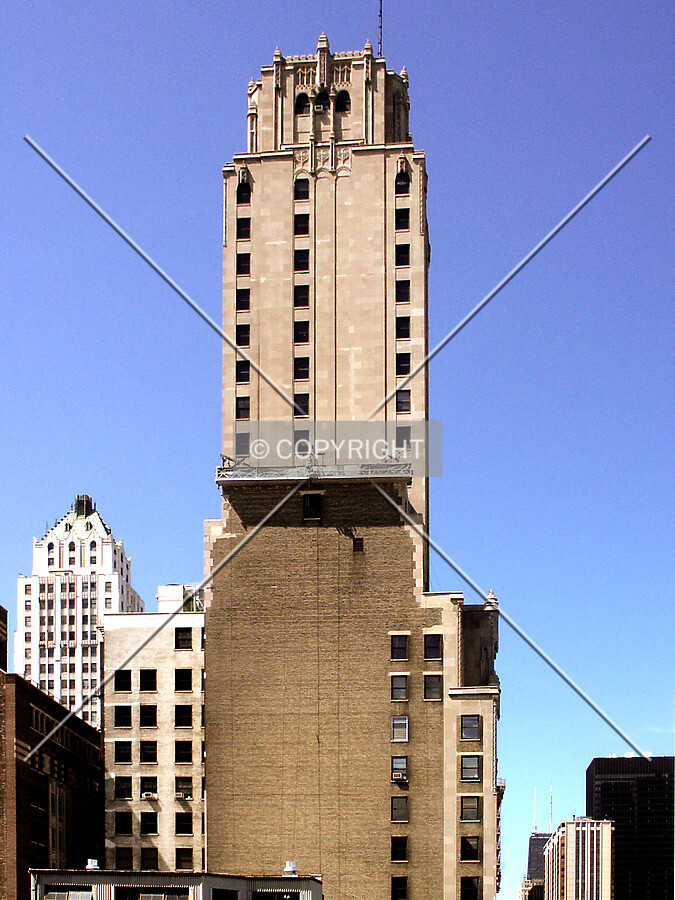 Looking north from the University Club terrace