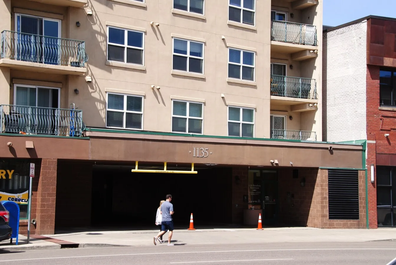 Garage entrance