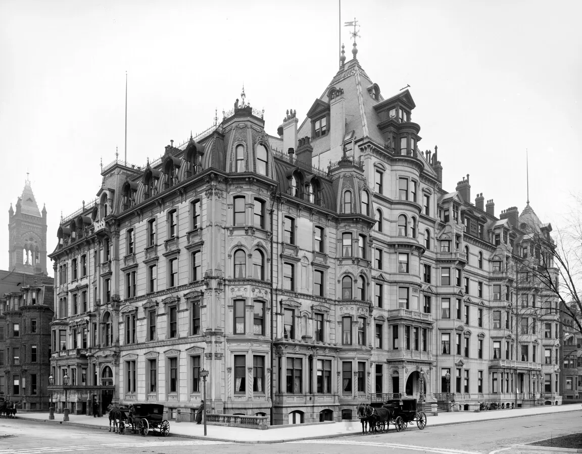 Vintage view from the northeast