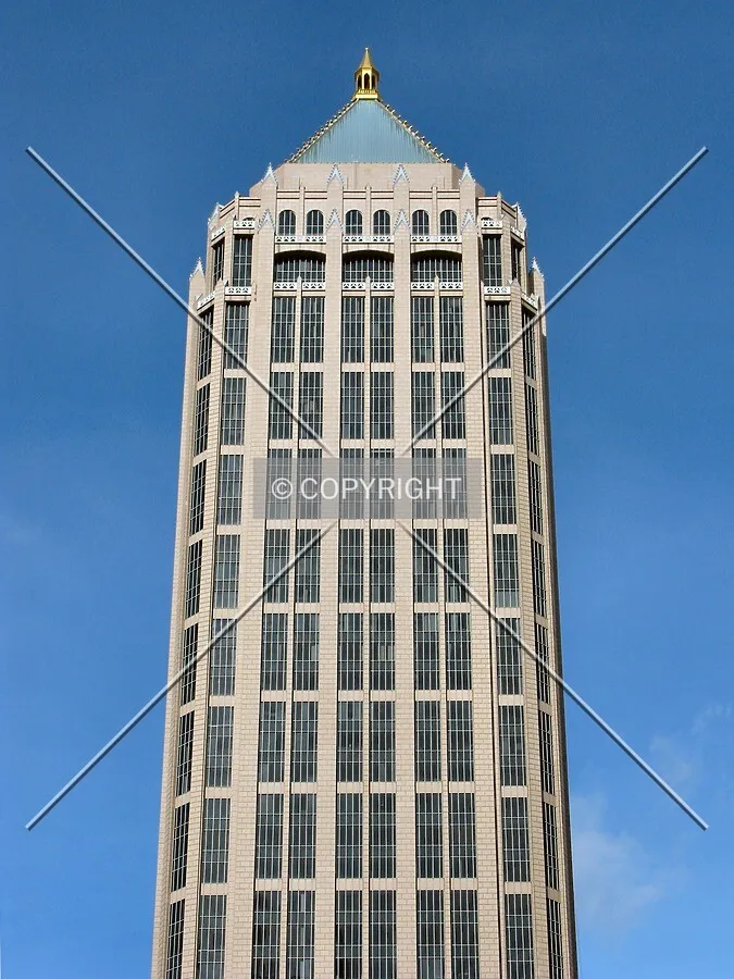 View to the west from 1180 Peachtree