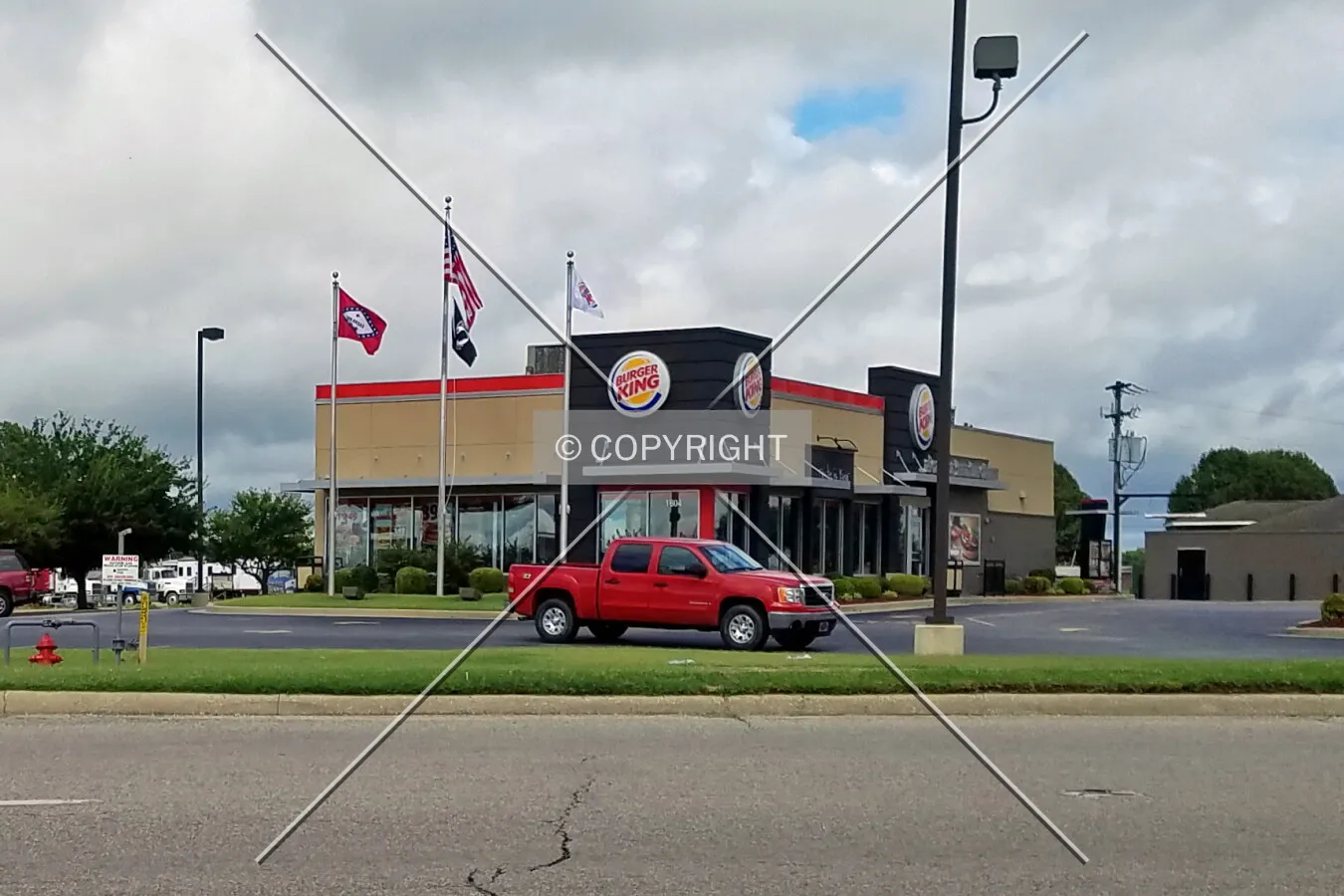 View from the west; July 3, 2017