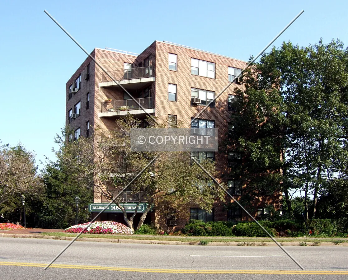 View from the northwest across Palisade Avenue