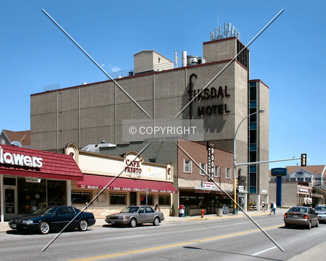 Southwest corner from across 2nd Street SW