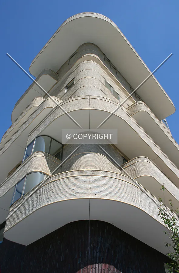 Looking up from the southwest