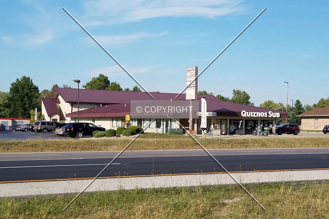 View from the southwest; October 14, 2017