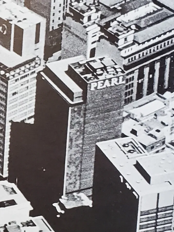 Vintage aerial from the northwest