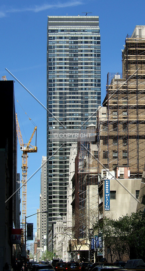 View from the southeast at 53rd Street and Madison Avenue