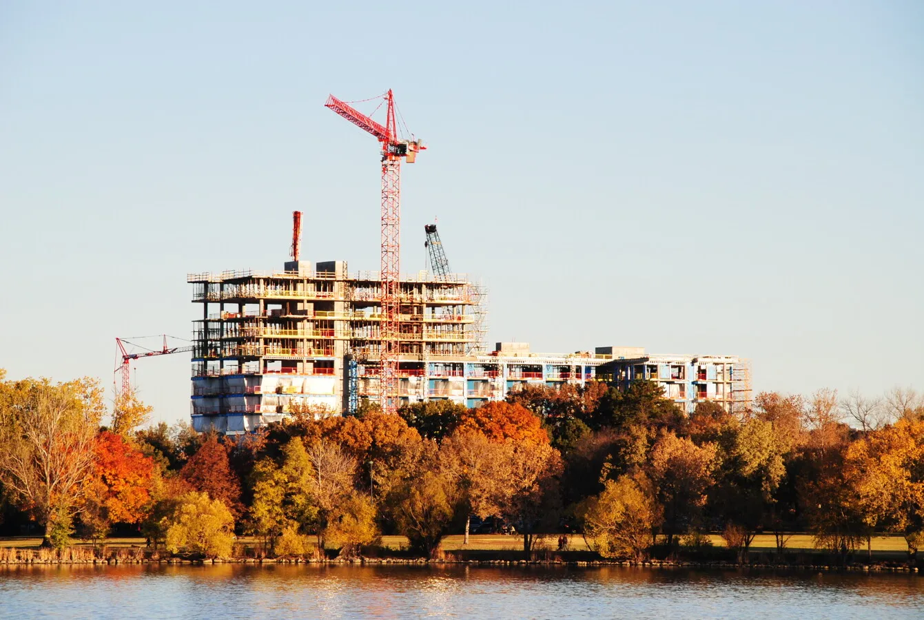 Distant view to the southeast