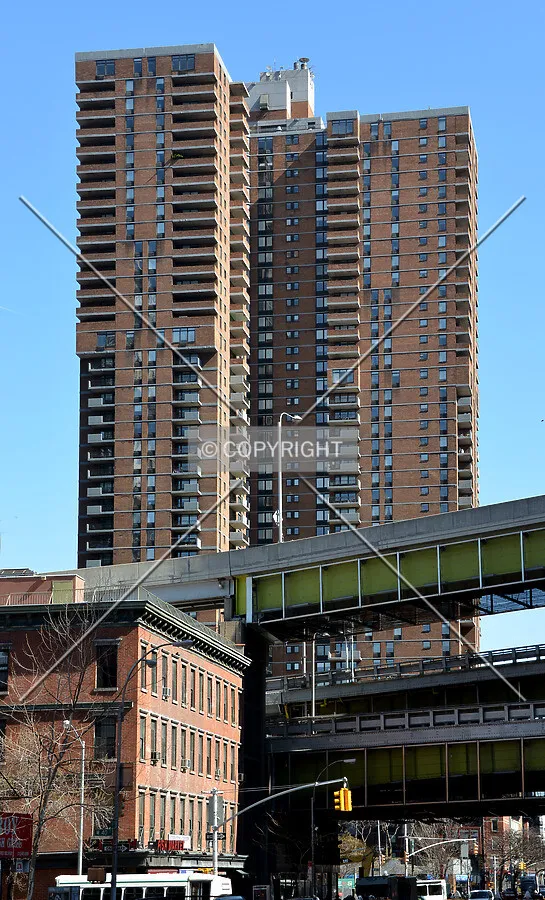 View from the southwest at 9th Avenue and 40th Street