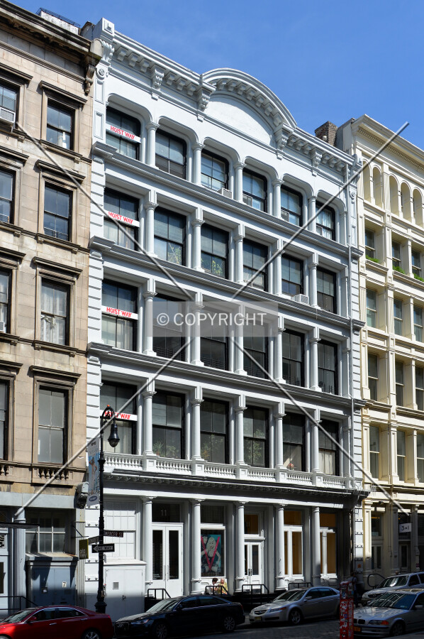 View from the southeast on Mercer Street