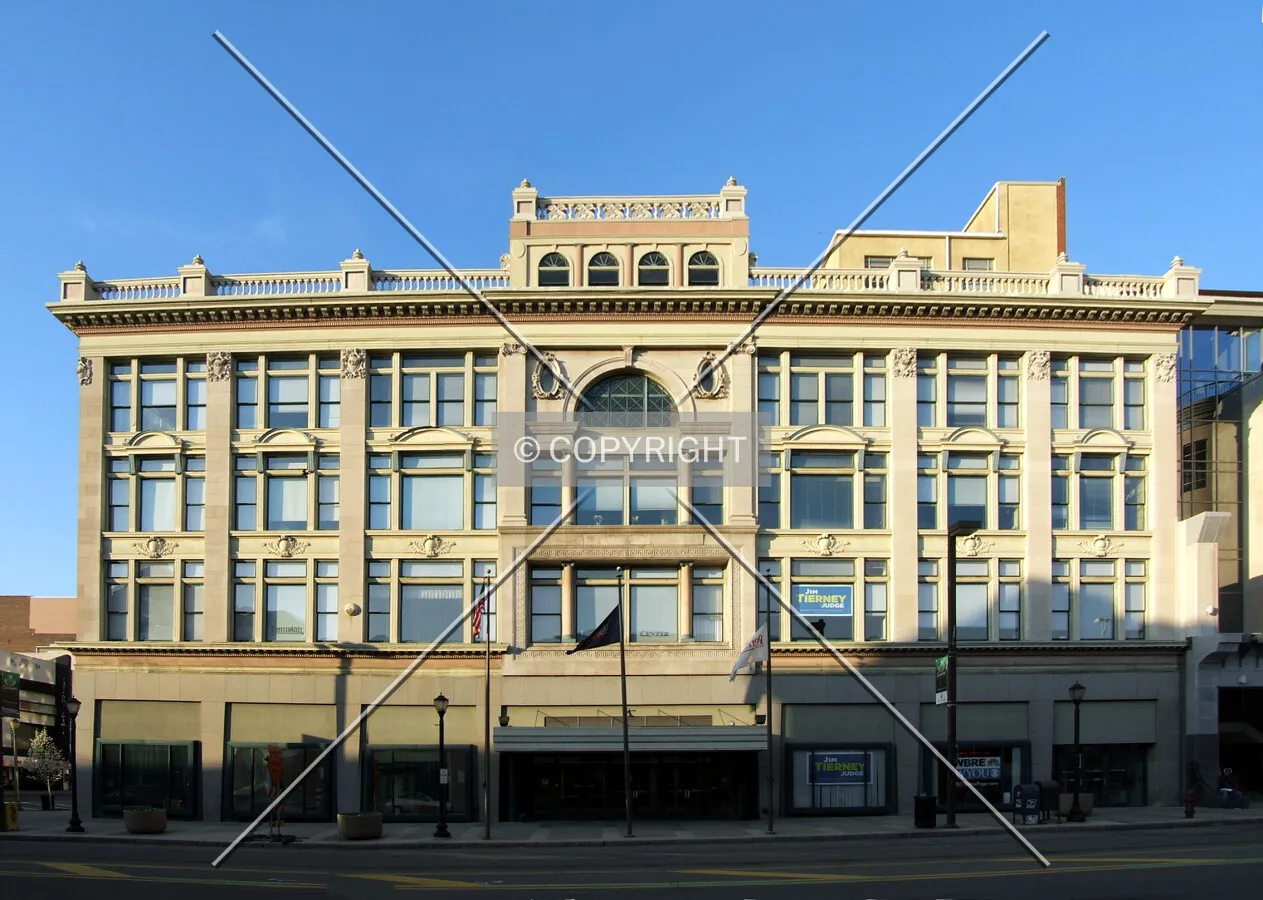 View from the southwest on Lackawanna Avenue